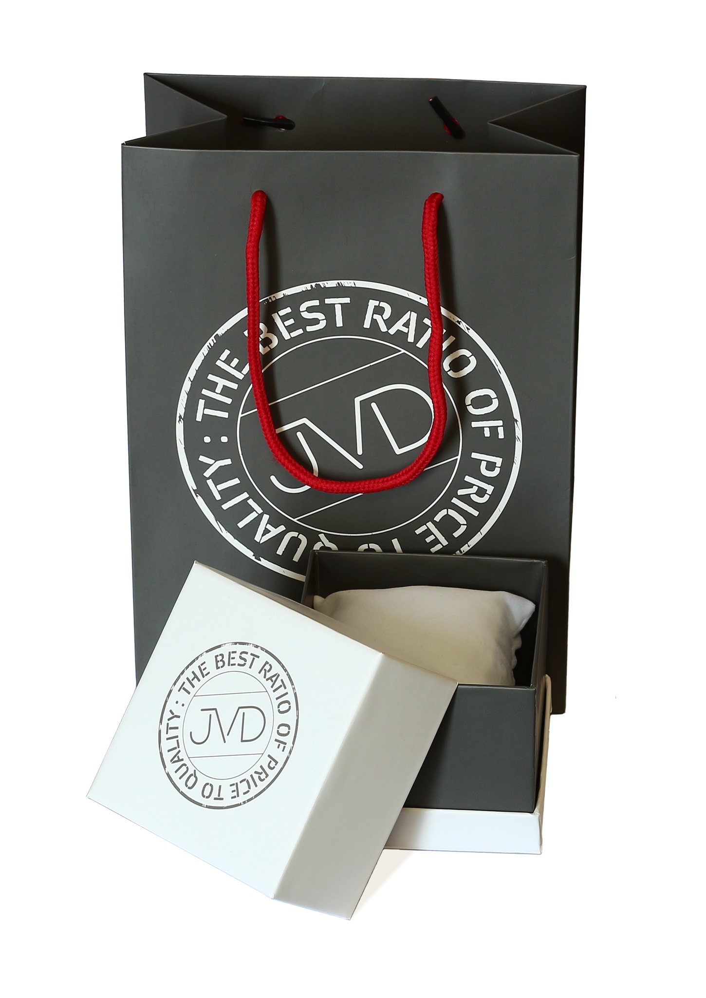 Pánské klasické módní hodinky JVD JC003.1 s řemínkem z pravé kůže