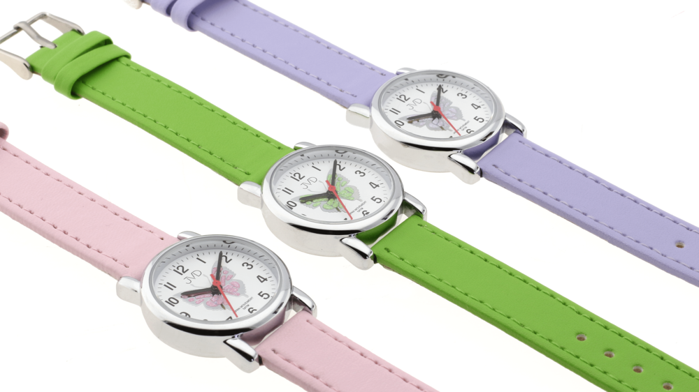 JVD Dětské fialové náramkové hodinky JVD J7199.6