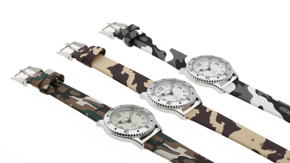 JVD Dětské chlapecké maskáčové hodinky JVD J7203.3