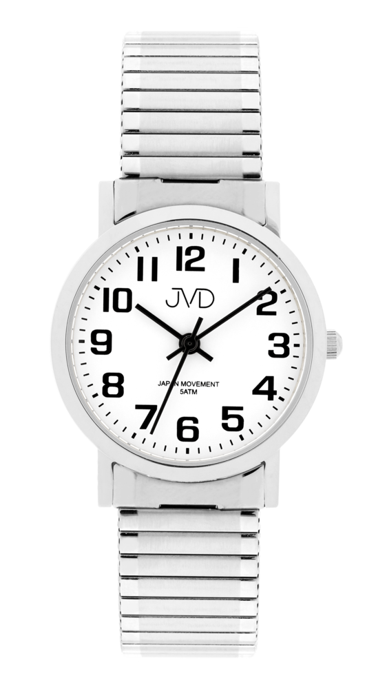 JVD Dámské módní ocelové hodinky na pružném pérovém řemínku JVD J4061.7