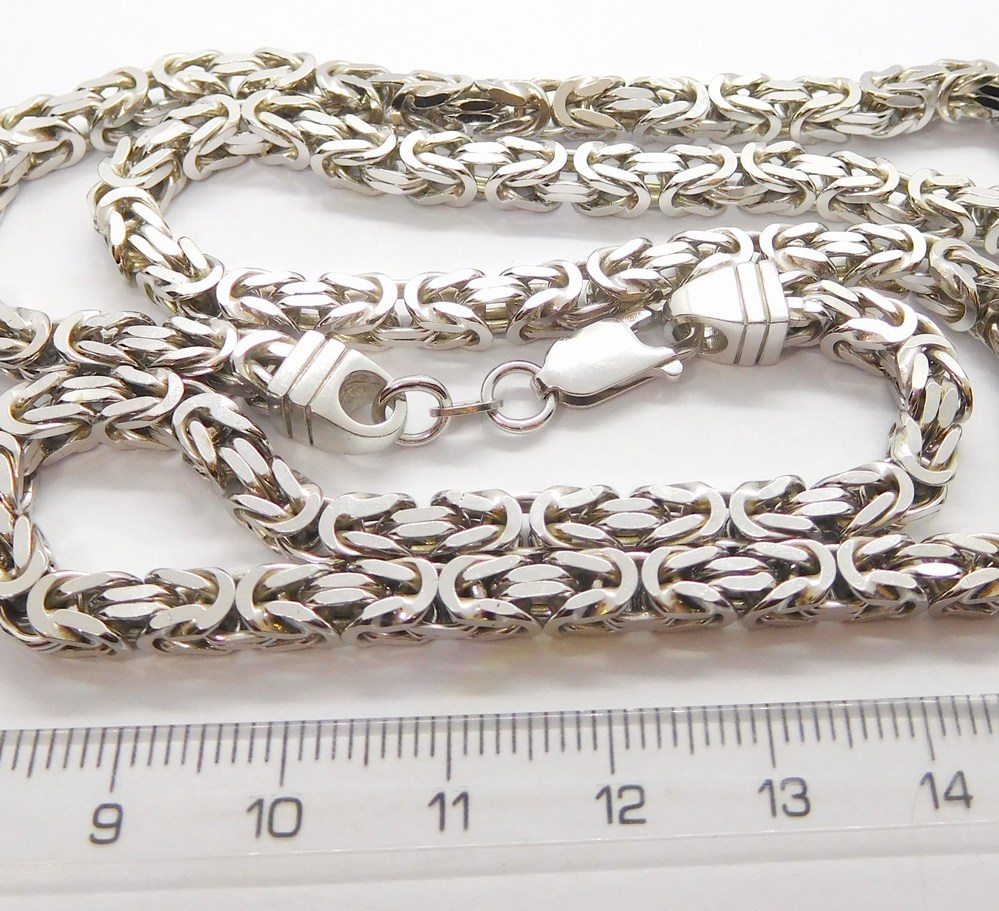 Klenoty Budín Mohutný pánský stříbrný řetěz - královská vazba 50cm 925/1000 47,50gr 030364400024