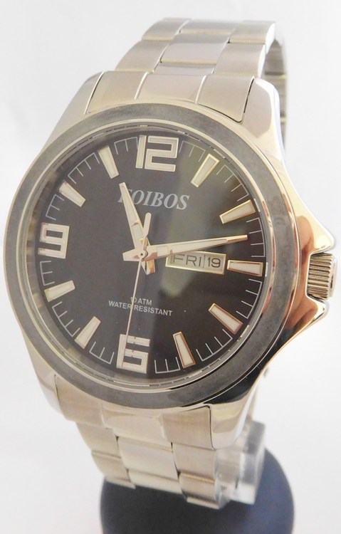 Foibos Pánské vodotěsné odolné ocelové hodinky Foibos CK7085.1 - 10ATM
