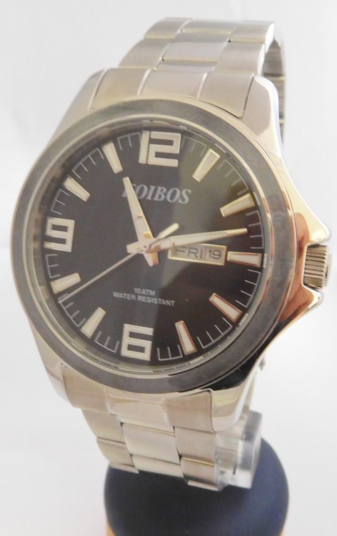 Foibos Pánské vodotěsné odolné ocelové hodinky Foibos CK7085.1 - 10ATM