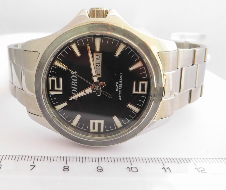 Foibos Pánské vodotěsné odolné ocelové hodinky Foibos CK7085.1 - 10ATM