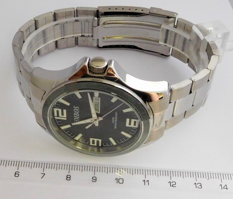 Foibos Pánské vodotěsné odolné ocelové hodinky Foibos CK7085.1 - 10ATM