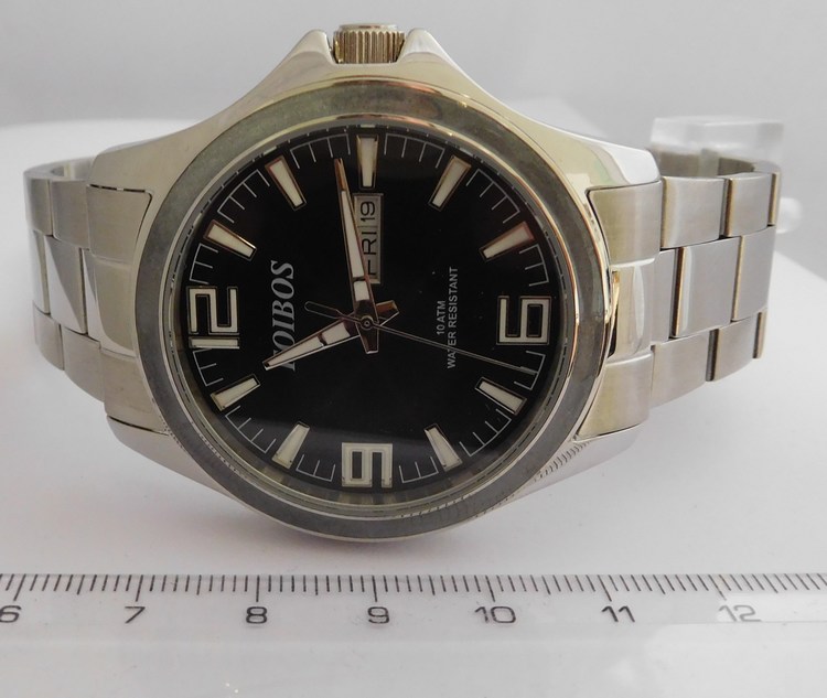 Foibos Pánské vodotěsné odolné ocelové hodinky Foibos CK7085.1 - 10ATM