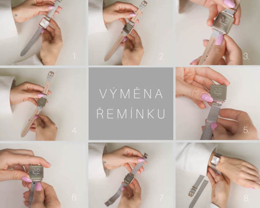 JVD Luxusní dámské elegantní nerezové ocelové hodinky JVD JVD J-TS61