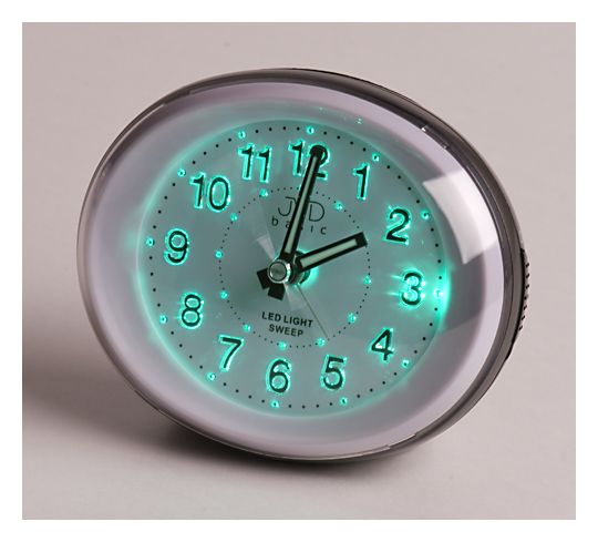 Bateriový svítící LED budík JVD sweep SRP810.12