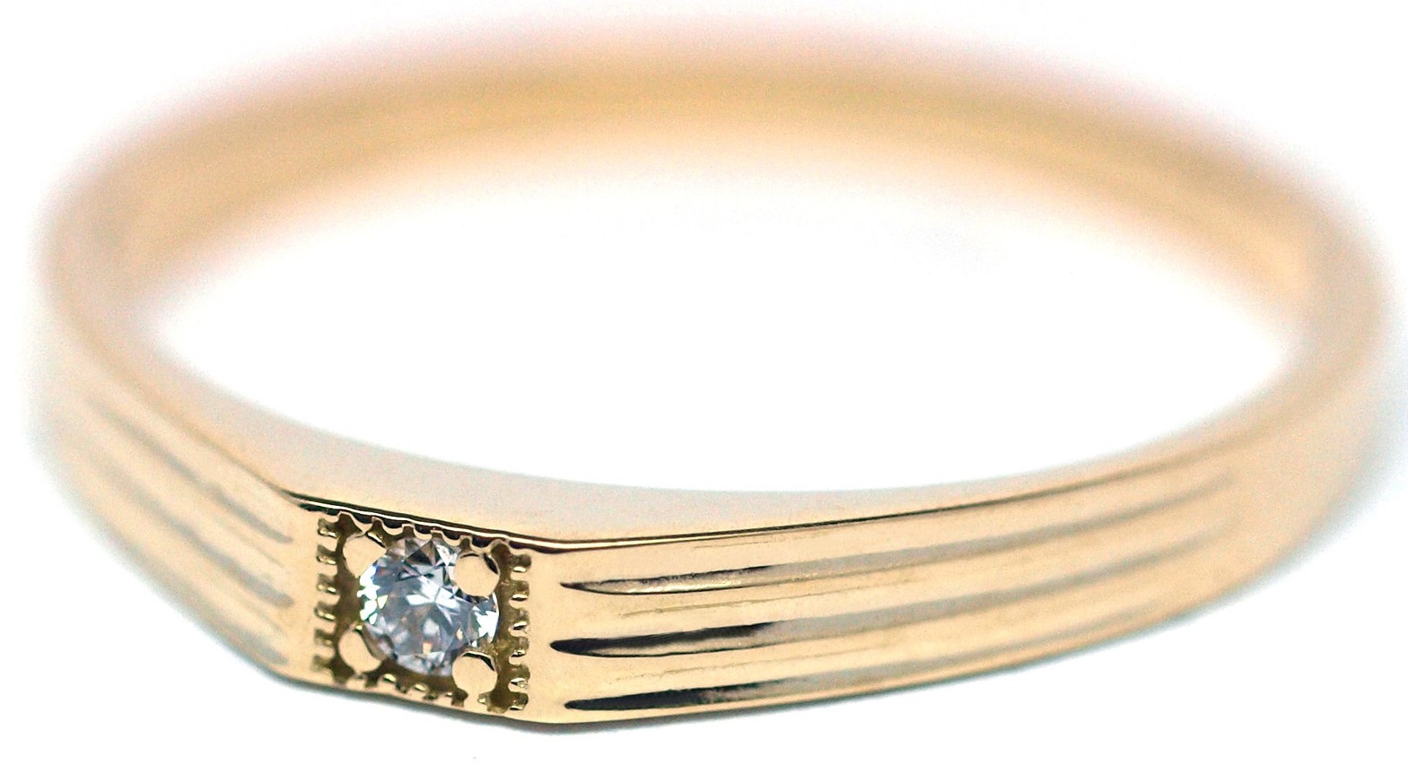 Zásnubní prsten s diamantem ze žlutého zlata - velikost libovolná J-29932-18