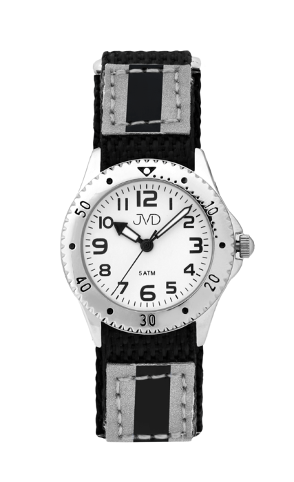 Chlapecké dětské náramkové hodinky JVD J7193.1 na suchý zip