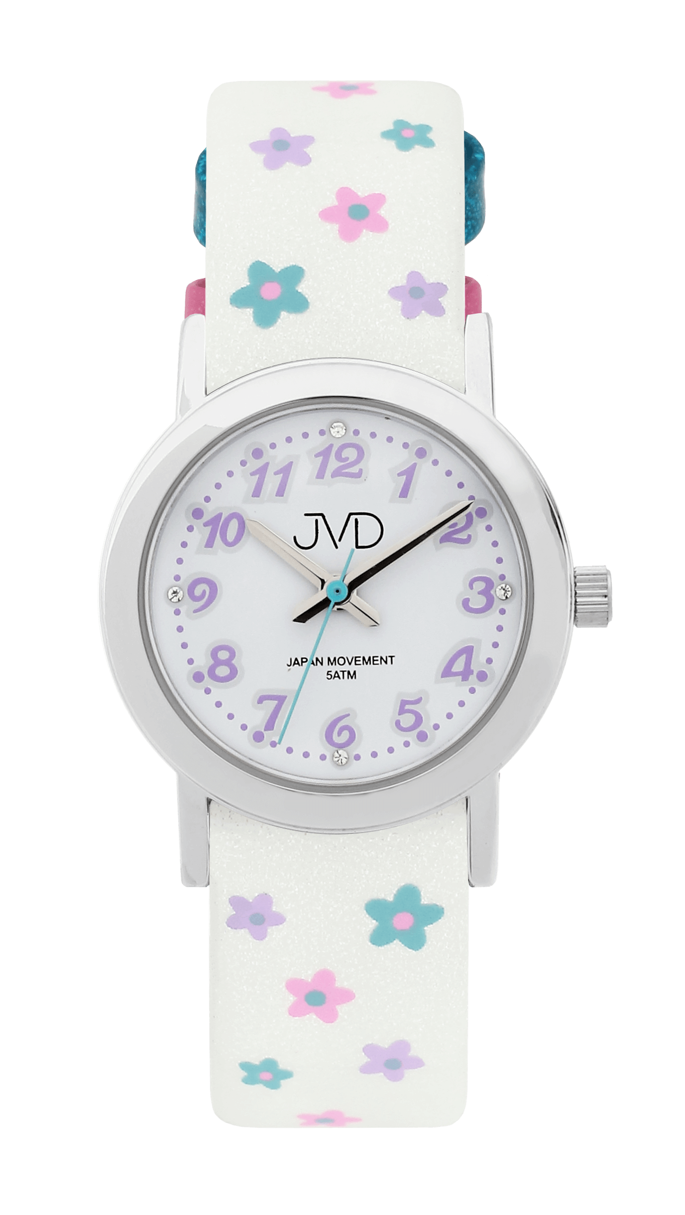 Dívčí dětské barevné náramkové hodinky JVD J7197.3