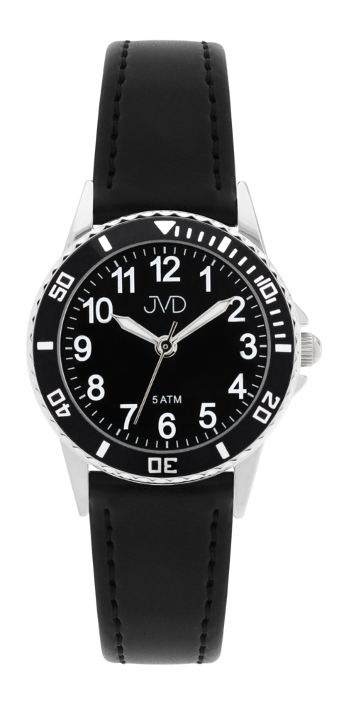 JVD Dětské chlapecké sportovní černé náramkové hodinky JVD J7217.3