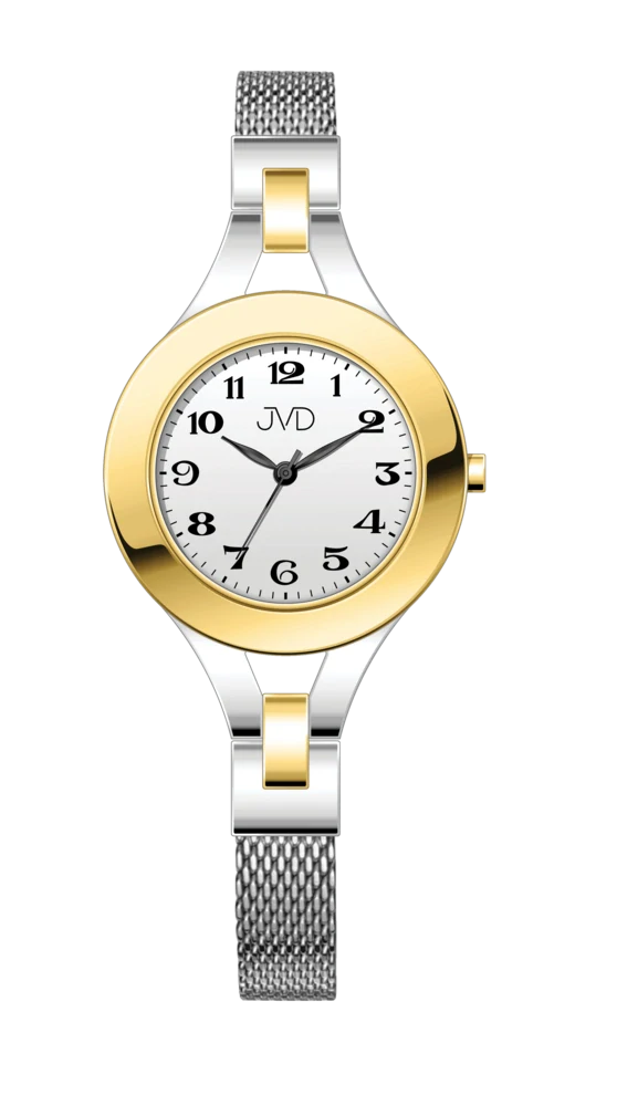JVD Dámské náramkové zlacené elegantní šperkové hodinky JVD JG1040.2