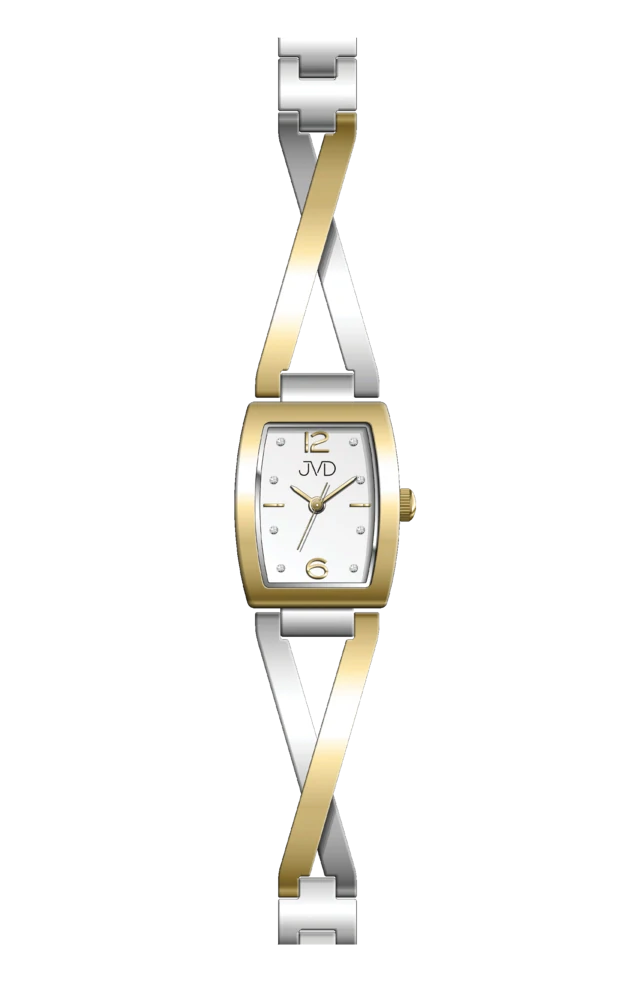 JVD Dámské zlacené ocelové elegantní hodinky JVD J4205.2
