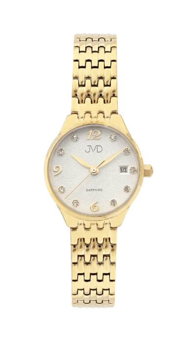 Dámské luxusní náramkové designové hodinky JVD JG1015.3 se safírovým sklem