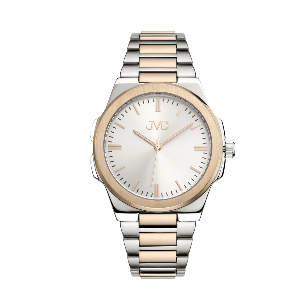 JVD Dámské rose gold designové hodinky JVD JZ215.4