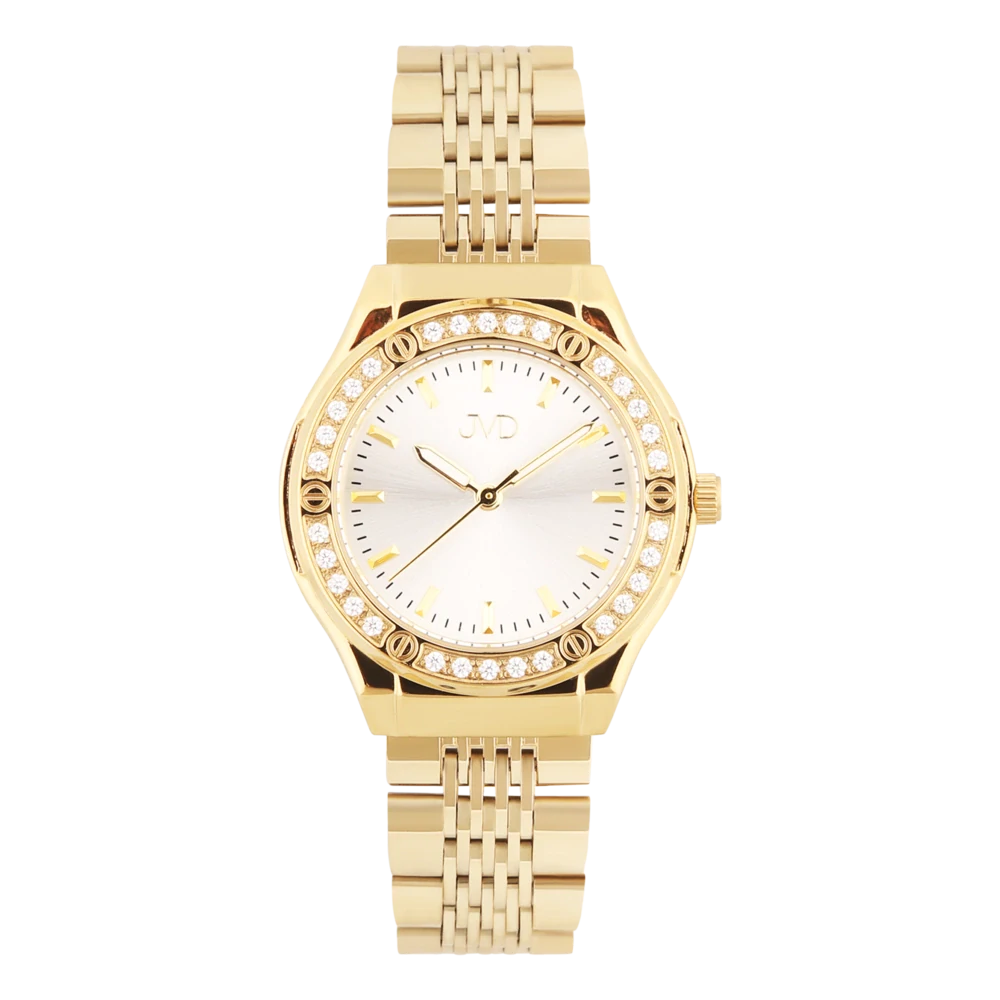 JVD Dámské zlacené designové hodinky JVD JZ214.4