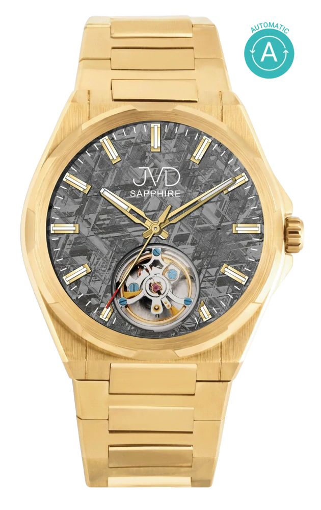 JVD Pánské ocelové vodotěsné automatické hodinky - chronograf AUTOMAT JVD JG1049.3