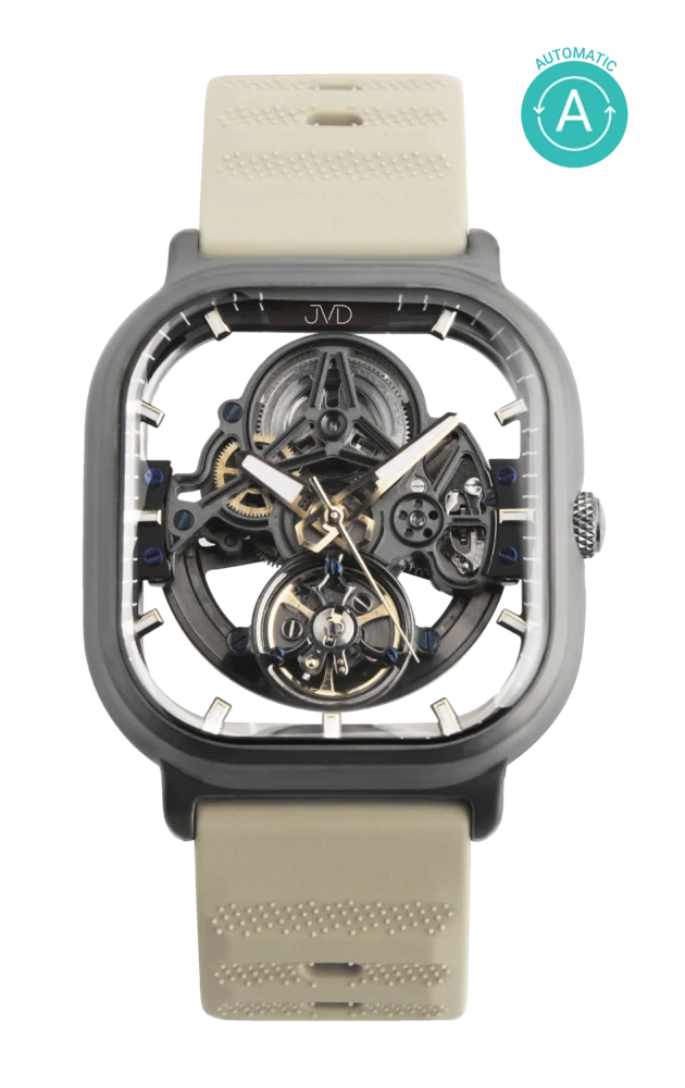 JVD Pánské ocelové automatické hodinky - chronograf AUTOMAT JVD JG1050.1
