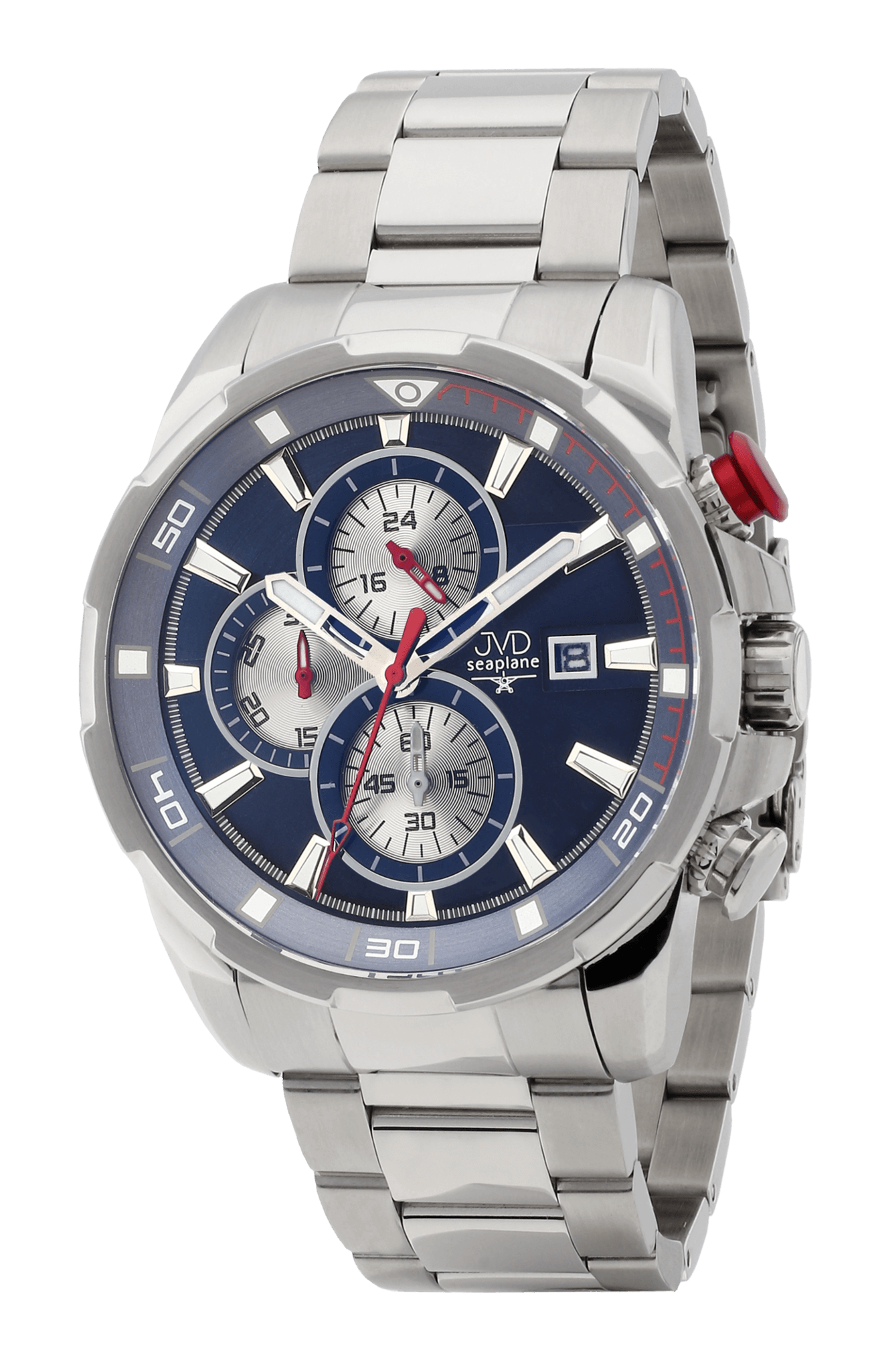 Pánské vodotěsné náramkové hodinky JVD JE1003.3 - chronograf 10ATM