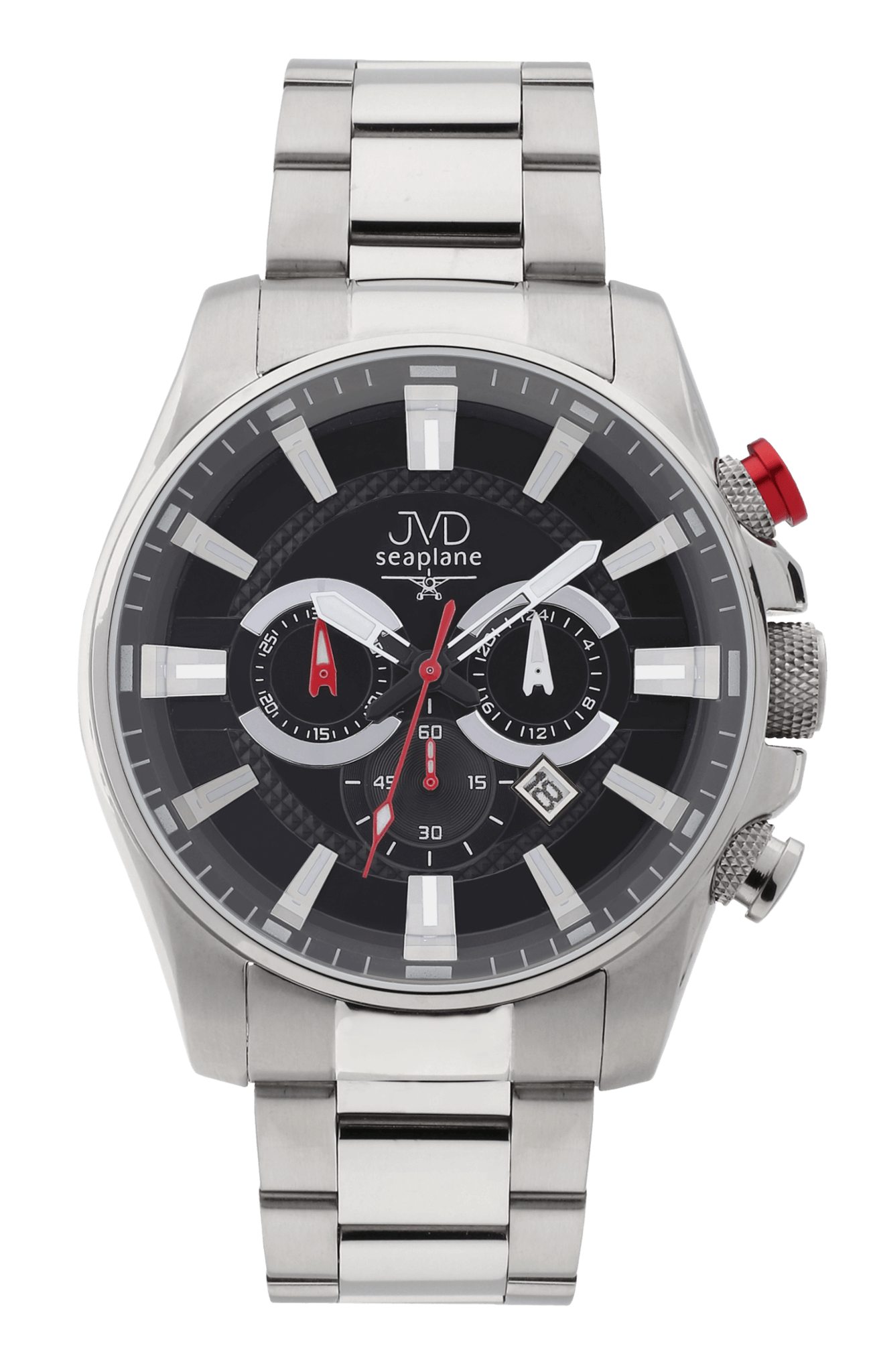 Pánské vodotěsné náramkové hodinky JVD JE1004.2 - chronograf 10ATM