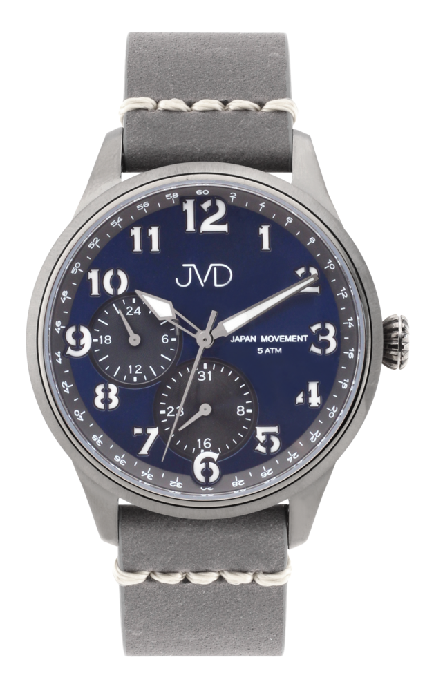 JVD Pánské čitelné ocelové náramkové hodinky JVD JC601.3