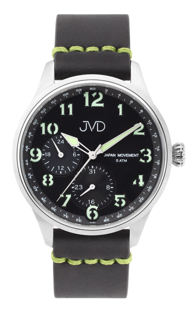 JVD Pánské čitelné ocelové náramkové hodinky JVD JC601.4