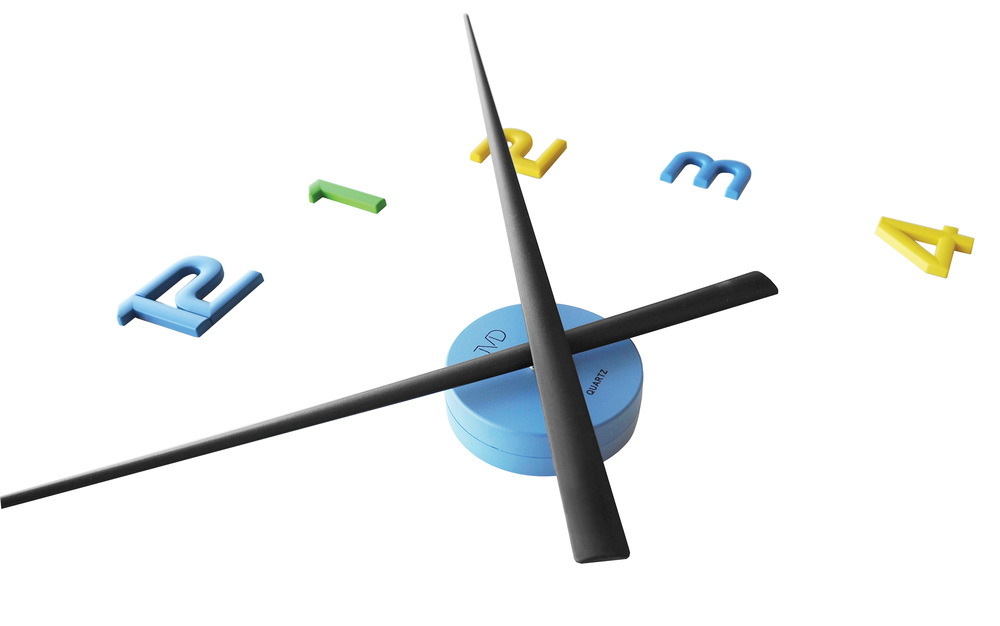 JVD Dětské barevné nalepovací hodiny do dětského pokoje JVD HT466.2