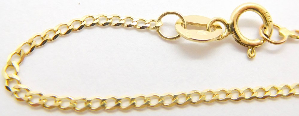 Klenoty Budín Dámský zlatý náramek ze žlutého zlata PANCER 585/1,07gr 19cm HK7049