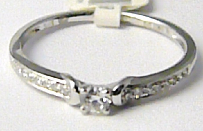 Klenoty Budín Zásnubní zlatý diamantový prsten posetý diamanty 17ks vel.53 3860836.0.53.99