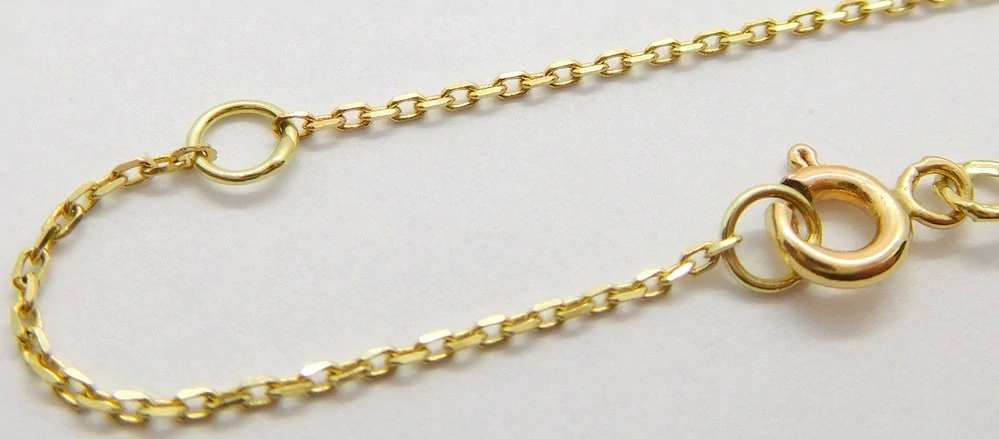 Klenoty Budín Dámský zlatý náramek ze žlutého zlata ANKER 585/0,75gr 17+3cm HK7147