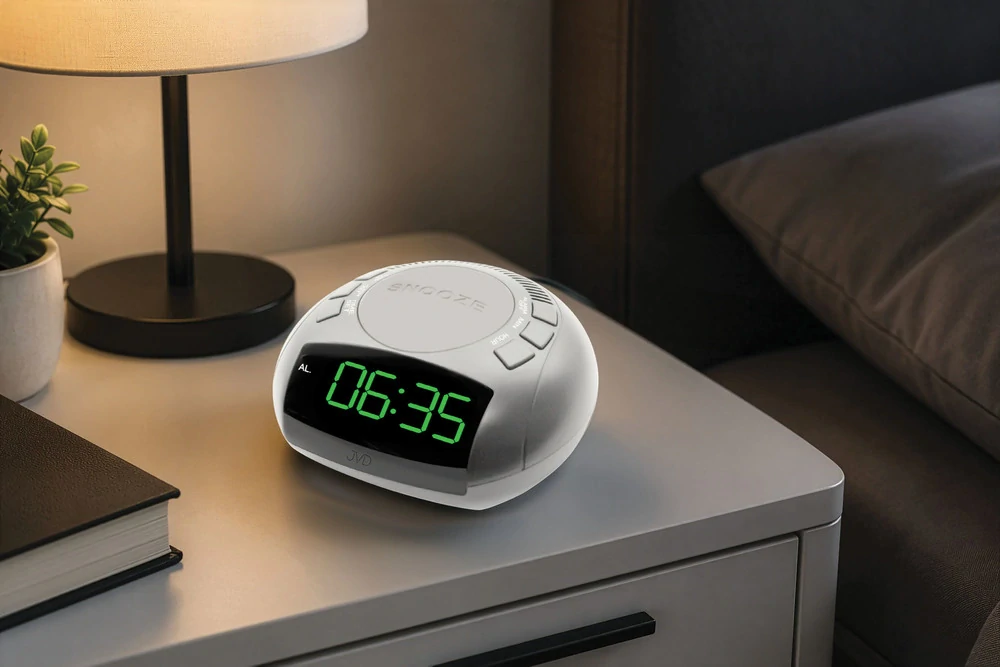 JVD Digitální budík do sítě s LED podsvícením JVD SB460.1