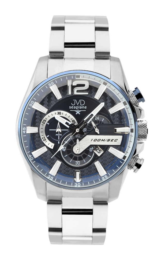 JVD Pánské vodotěsné náramkové hodinky JVD JE1002.4 - chronograf 10ATM