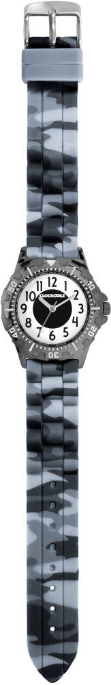 CLOCKODILE Svítící maskáčové sportovní chlapecké dětské hodinky SPORT 4.0 CWB0085 5ATM