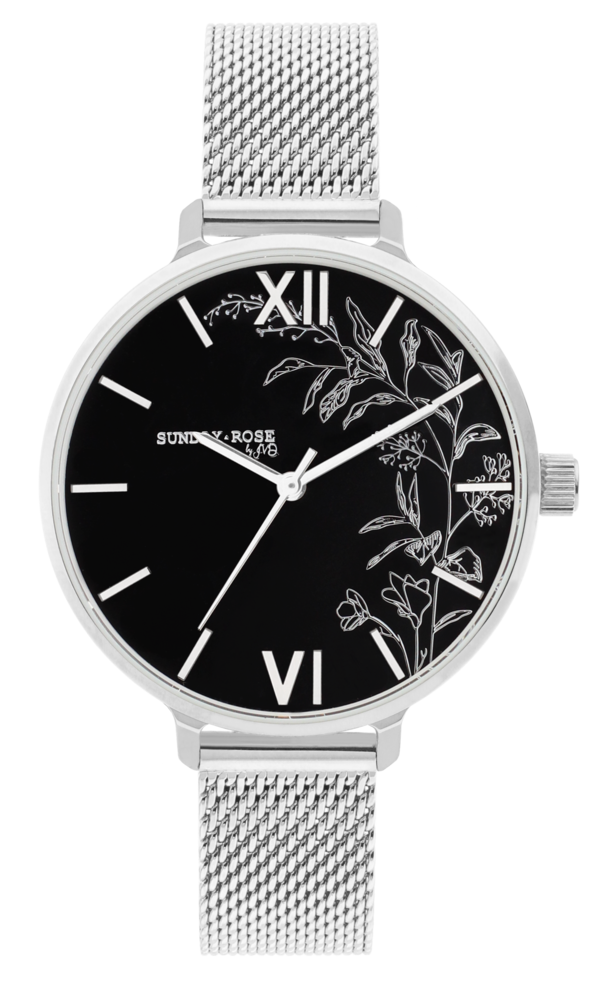 SUNDAY ROSE Dámské luxusní designové hodinky SUNDAY ROSE Dark Winter SUN-S27