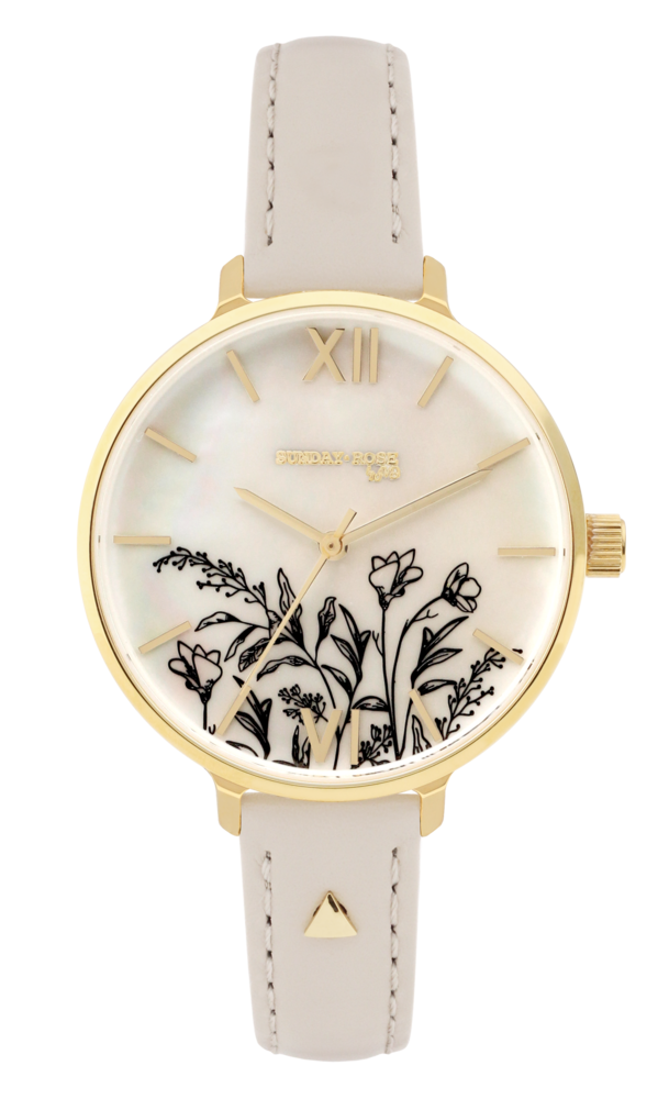 SUNDAY ROSE Dámské luxusní designové hodinky SUNDAY ROSE Fall SUN-S30