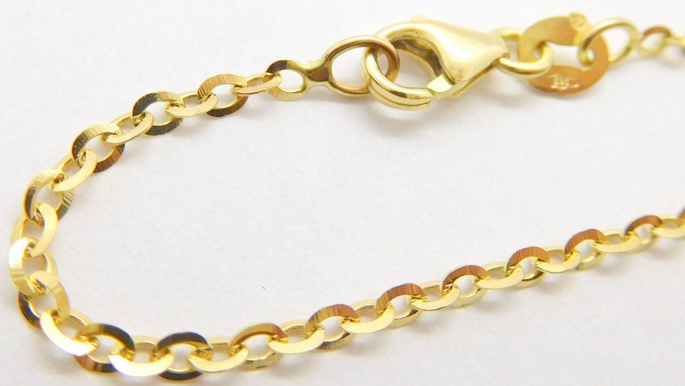 Klenoty Budín Dámský zlatý masivní náramek - valis šířka cca 4,5mm 585/3,63gr 21cm HK7117