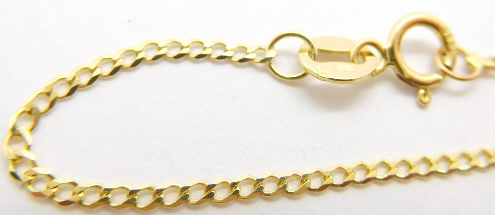 Klenoty Budín Dámský zlatý náramek ze žlutého zlata PANCER 585/1,07gr 19cm HK7049