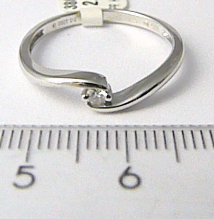 Klenoty Budín Zásnubní diamantový prsten s diamantem 1ks 0,05ct vel.libovolná 3860019 SKLADEM