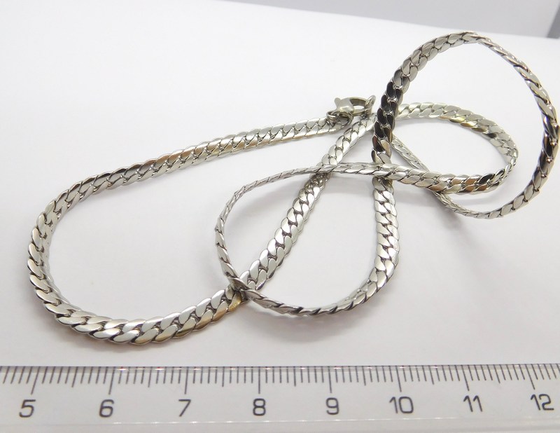 Klenoty Budín Mohutný dámský ocelový řetízek z chirurgické oceli 45cm B0001
