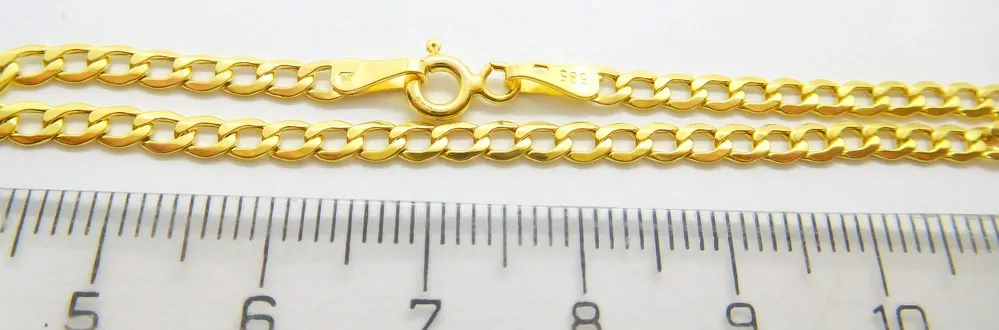 Klenoty Budín Mohutný pánský zlatý náramek PANCER 585/2,03gr 21cm HK7091