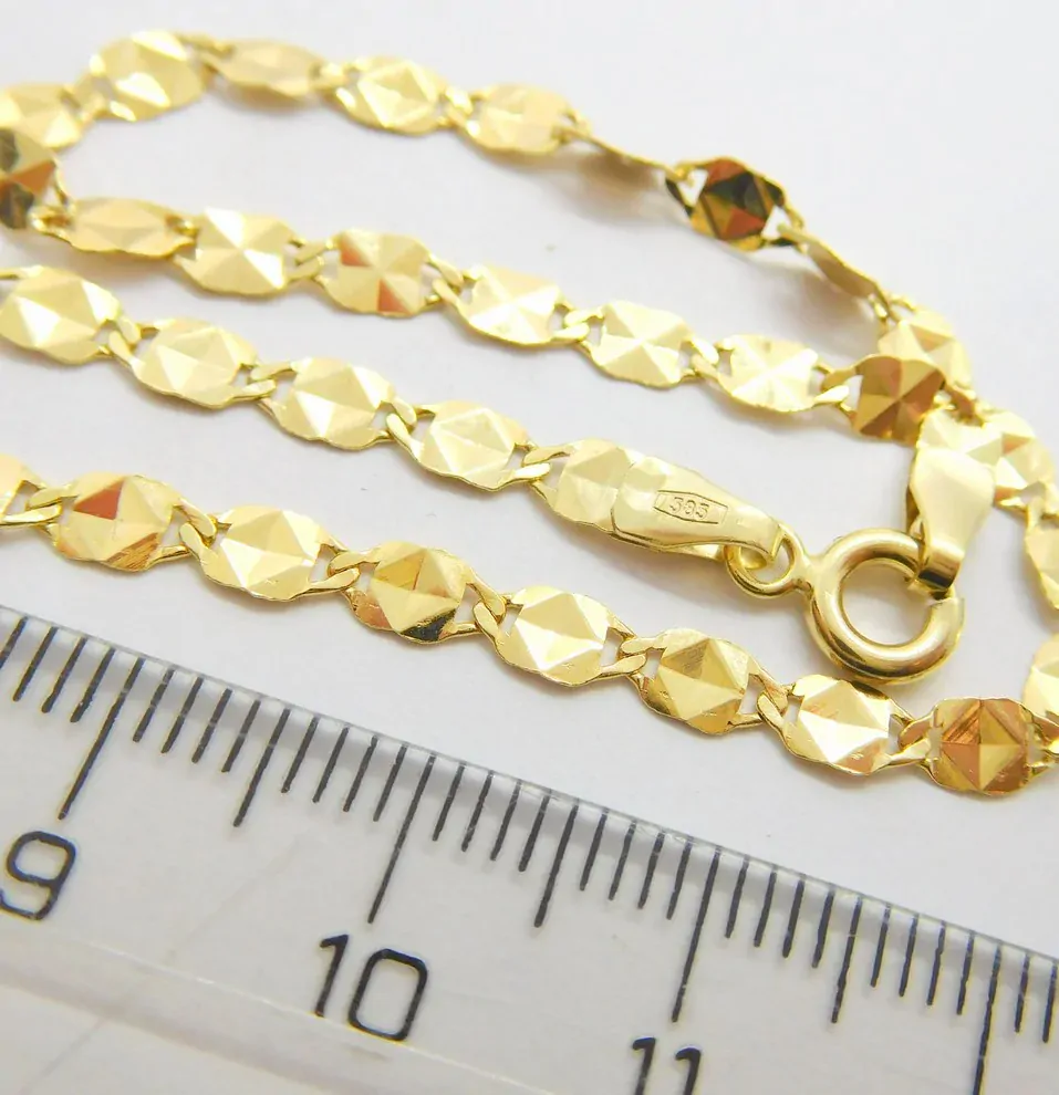 Klenoty Budín Dámský gravírovaný zlatý mohutný náramek 585/1,97gr 20cm H7099