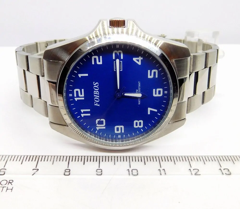 FOIBOS Pánské ocelové čitelné hodinky 5ATM FOIBOS CK1571.3