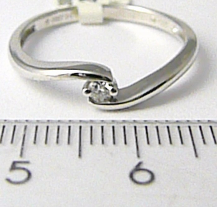 Klenoty Budín Zásnubní diamantový prsten s diamantem 1ks 0,05ct vel.libovolná 3860019 SKLADEM