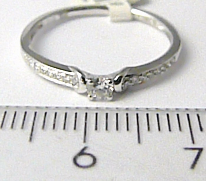 Klenoty Budín Zásnubní zlatý diamantový prsten posetý diamanty 17ks vel.53 3860836.0.53.99