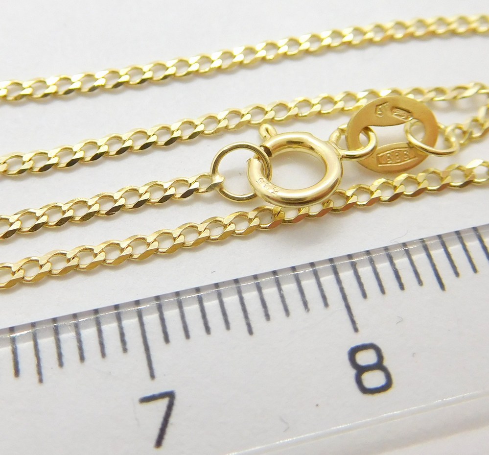 Klenoty Budín Pevný zlatý náramek  PANCER 18cm 585/1,09gr HK7148