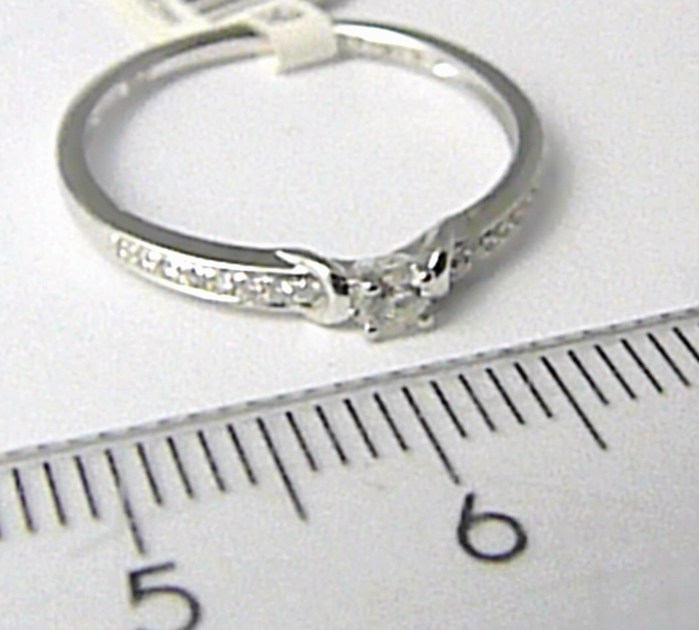 Klenoty Budín Zásnubní zlatý diamantový prsten posetý diamanty 17ks vel.53 3860836.0.53.99