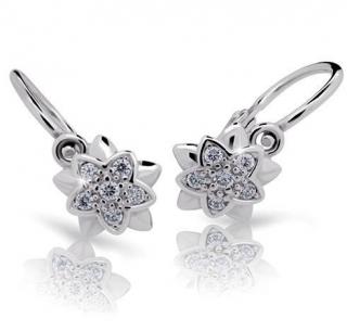 Luxusní Dětské náušnice s diamanty Zuzanka, 408-9035