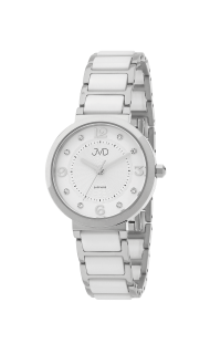 Dámské náramkové hodinky JVD JG1004.1 se safírovým sklem a keramickými prvky - POSLEDNÍ KUS Domažlice