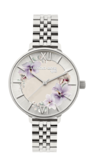 Dámské luxusní designové hodinky SUNDAY ROSE Spirit SILVER SUN-S10